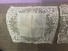Lot Of 3 2-vintage Linen Lace Handkerchief Wedding Hankie 11 x11   desco Austria