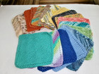 100  Cotton Dishcloths Hand Knit--build Your Bundle 