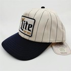 Miller Lite 50 Years Embroidered Patch Snapback Cap Hat