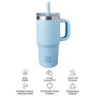 Tumbler For Toddlers 3  With Reusable Straw And Spill-safe Lid  12oz  Blue