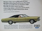 1967 Ford Ltd Vintage Dog Cat   Rabbit Original Print Ad 8 5 X 11 