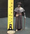 Hand Painted Medieval Plague Doctor  96mm 3 77 Inch Resin Figure With Base 