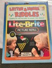 Lite Brite Unused Blank Refill Pages Sheets Vintage Lot Of 9x12 