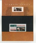 Parcel Post - Stamped Labels  2no  Ap Pp s  1991   cv  18 