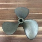 Vintage Brass Boat Propeller - 13 Inch Diameter Home Decor Coastal Classy Office