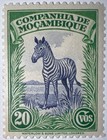 Travelstamps  1937 Mozambique Company  Stamps Scott  179 Zebra Mognh