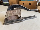 Vintage Antique Cast Iron Metal Hand Crank Tobacco Cigar Cutter Griswold Erie Pa