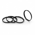  Set Of 4 Hub Centric Rings 106mm Od To 95 05mm Hub Id  106 10mm Black