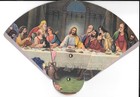 Heiner s Bakery Adv   Paper Card Stock Fan Last Supper Huntington West Virginia