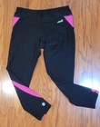 Women s Leggings Pants Avia Xs Active Crop Athletic Yoga Black Pink Trim Workout