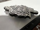 The Allman Brothers Band Belt Buckle Script  Metal Pewter Very Sturdy