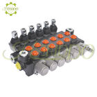 6 Spool Hydraulic Control Valve Double Acting 13 Gpm 3600 Psi Sae Ports