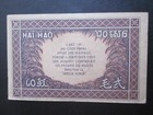 1942 French Indochina 20 Cents P-90 Dragon Design About Uncirculated  au  Note