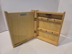 Bamboo Wall Mail Letter Rack Key Holder Organizer Storage Box 10 5x8  Hanging