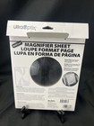 Ultraoptix Magnifier  8 14x11 Inch 2x Page Lens Scratch Resistant New Open Box