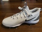Size 11 Nike Men Force Trout 9 Elite Mcs Baseball Cleats White silver Fz0884-102