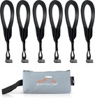6 Rooftop Cargo Tie Down Hook Straps For Strapping Down Any Car Top Luggage     