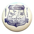 Vtg Confederate Air Force Ghost Squadron Airshow Burnet Tx Pinback Button Small
