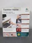Logitech Trackman Usb Red Marble Trackball Mouse T-bc21 Vgc