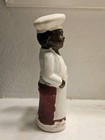 Vintage Black Americana Salt   Pepper Shaker Made In Japan 8  Tall Rare Size