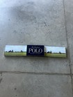 Rare Vintage Polo Ralph Lauren Store Display Sign 7    X 40 Pony Jockey Adjustable