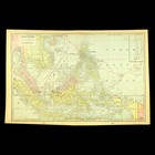Vintage East Indies Map Southeast Asia Indonesia  Indian Archipelago Antique