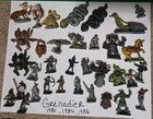 Approx 291 Fantasy Lot Ad d Metal Miniature Ral Partha Grenadier Reaper Heritage