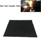 8-sizes High Temp Carbon Fiber Welding Blanket Heat Sheld For Soldering Welder