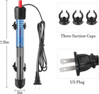 Hitop 25w 50w 100w 300w Adjustable Aquarium Heater  Submersible Glass Water Heat