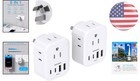 Lightweight 8-in-1 Power Adapter For Australia - Charge 5 Devices Simultaneously