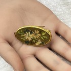 Vintage Flower Lipstick Holder With Hidden Mirror Made In England 2 25 