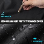 Winch Cover  Newly Upgraded Heavy-duty Waterproof 1200d Oxford Fabric Cover For