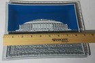 Vintage Houston Astrodome Glass Tray Harris County Domed Stadium Blue   White