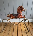 Rare All Original Vintage Horse Spring Rocking Bouncy Ride-on Toy Mid Century