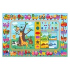 Kids Rug For Playroom  4x6 Abc Educational Carpet For Classroom  Fun Alphabet 