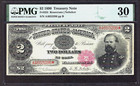         1890  2 Fr-355 Treasury Note       rosecrans   Bebeker       Pmg Vf 30 Strong Color 