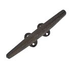 Cleat Boat Hook Handle Cast Iron Ship Dock Nautical Decor Rustic Finish 5 Inch