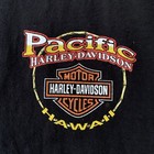 Vintage Harley Davidson Pacific Honolulu Hawaii Double Sided Tshirt Xl Usa Made