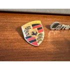 Vintage Porsche Enamel Lapel Pin Lot 7pc Carrera 356 Crest Shield Stuttgart Car