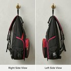 Sling Backpack Tactical Black Pink Trim Gold Hardware Crossbody Chest Bag Unisex