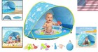 Pop-up Beach Tent For Infants  Uv Protection   Water-resistant Play Space