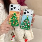  Cute Christmas Tree Cartoon Phone Case With Charm For Iphone 13-17 Pro Max
