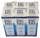 6 Pack Bausch lomb 12oz Re-nu Advanced Formula Multi-purpose Solution Exp 1 27