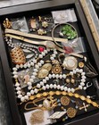 Lot Of Antique To Vintage    craft    Pieces And Parts Jewelry  Repair  Harvest 