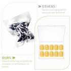 10 Packs Mini Lapel Headset Microphone Covers Foam Yellow Mic Covers For 