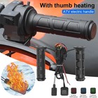 7 8   Atv Heated Handlebar Grips 3-gear Temperature Adjustable Handlebar Heater