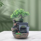 Tabletop Rockery Fountain Mini Waterfall Indoor Desktop Water Fountain Ornament