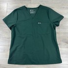 Figs Women   s Xl Hunter Green Kade Cargo Casma Three-pocket Scrub Set Healthcare