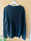 Mens Nwt Polo Ralph Lauren Cable Knit Sweater- Black