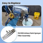 Filter Assembly 15c838 For Airless Paint Sprayer Ultra Max Ii 695 795 1095 1595   